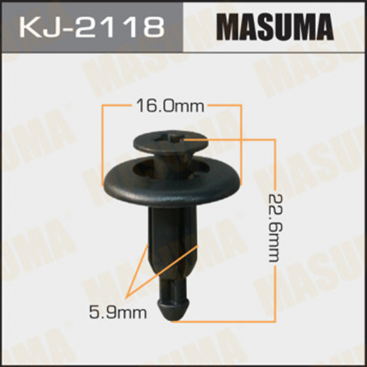Клипса крепежная Masuma KJ-2118