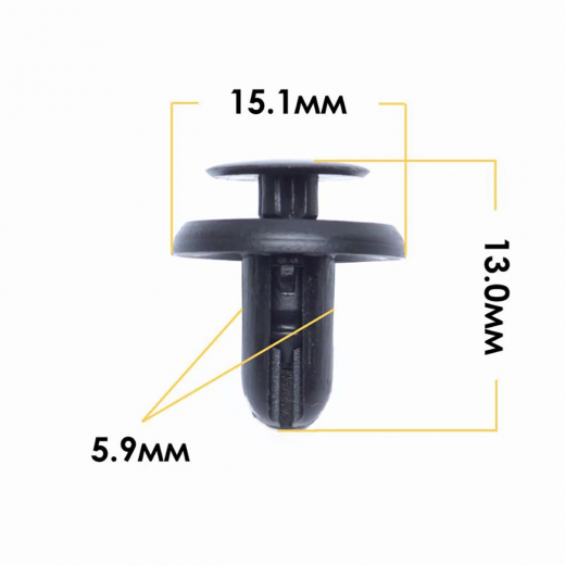 Клипса крепежная Masuma KJ-835