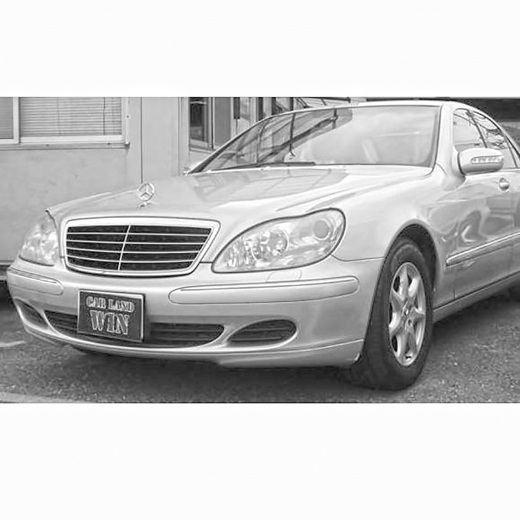 Молдинг бампера Mercedes-Benz S W220 '02-'05 передний правый без отверстий под парктроники API (Тайвань)