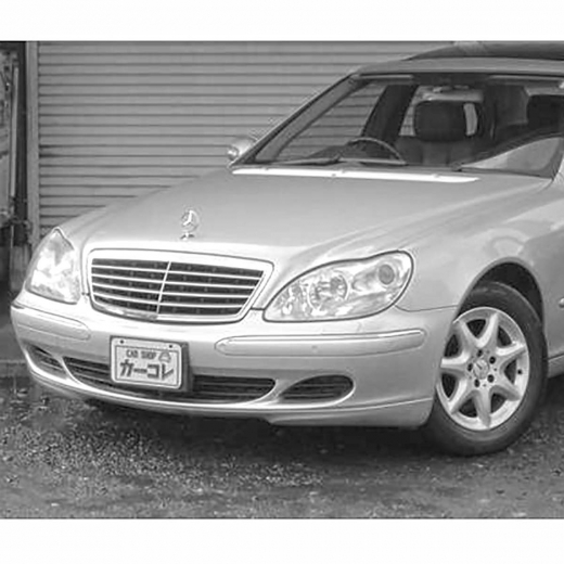 Молдинг бампера Mercedes-Benz S W220 '02-'05 передний правый с отверстиями под парктроники API (Тайвань) 