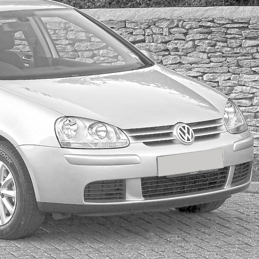 Молдинг бампера Volkswagen Golf V '03-'08 передний левый API (Тайвань)