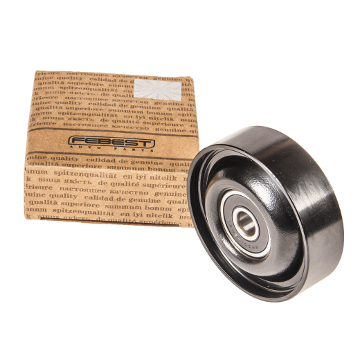 Ролик приводного ремня натяжной Nissan, Infiniti (VQ30DET, VK45DE, VQ35DE, VQ25DE, VQ20DE, VQ30DD, VQ25DD) Febest 0287-V35