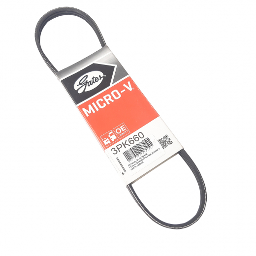 Ремень приводной поликлиновый (3x660мм.) Gates 3PK660