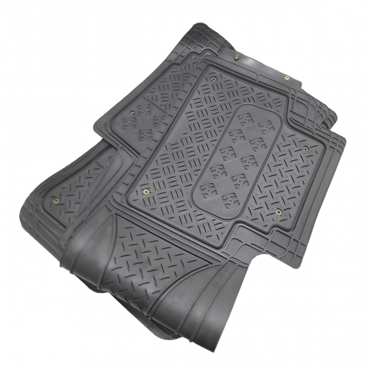 Коврики в салон Полиуретановый со съемным ковролином , 3 предмета Skyway S01702008