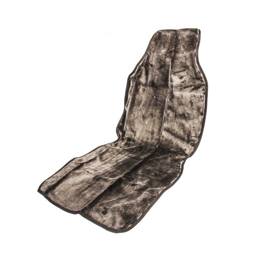 Чехлы на сиденья автомобиля цвет серый Накидка сиденья искусственная овчина , S03001091 Skyway