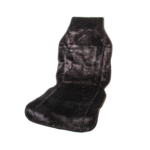 Чехлы на сиденья автомобиля цвет черный Накидка сиденья искусственная овчина , S03001092 Skyway
