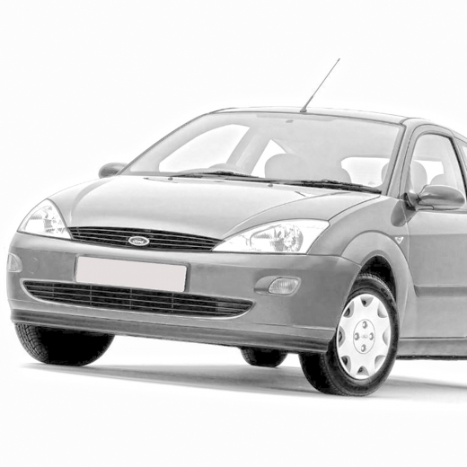 Решетка бампера Ford Focus I '98-'01 передняя API (Тайвань)