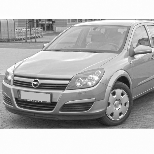 Решетка бампера Opel Astra H '04-'09 передняя API (Тайвань) 