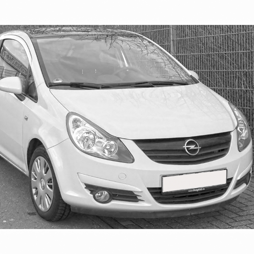 Решетка бампера Opel Corsa '06-'11 передняя API (Тайвань)
