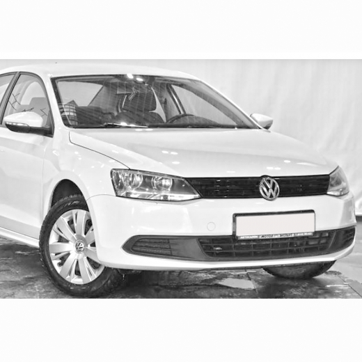 Решетка бампера Volkswagen Jetta '10-'14 передняя левая API (Тайвань)