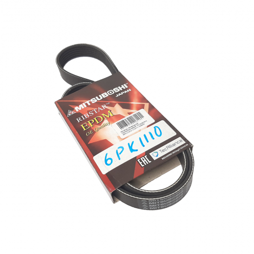 Ремень приводной поликлиновый (6x1110мм.) Mitsuboshi 6PK1110