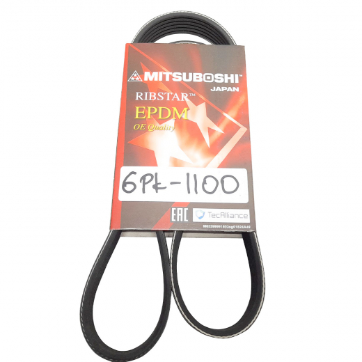 Ремень приводной поликлиновый (6x1100мм.) Mitsuboshi 6PK1100