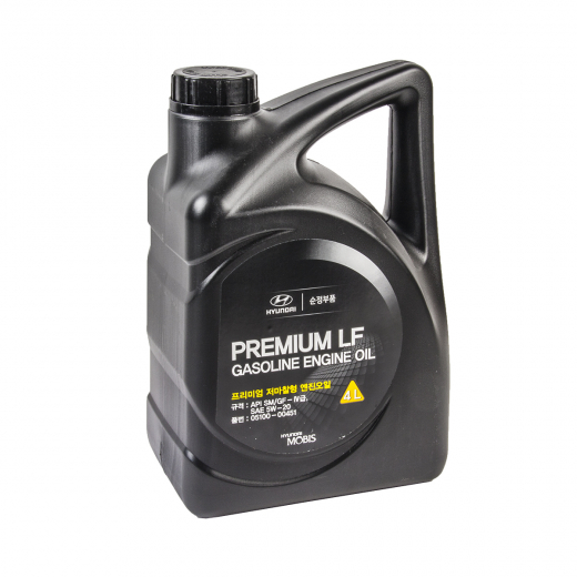 Масло моторное синтетическое 5W20 Корея Premium LF Gasoline SM/GF-4 , 05100-00451 4л.
