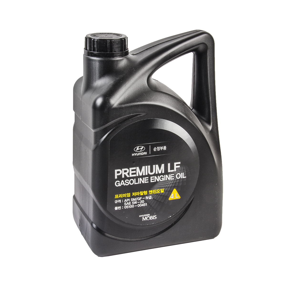 Масло моторное синтетическое 5W20 Корея Premium LF Gasoline SM/GF-4 , 05100-00451 4л.