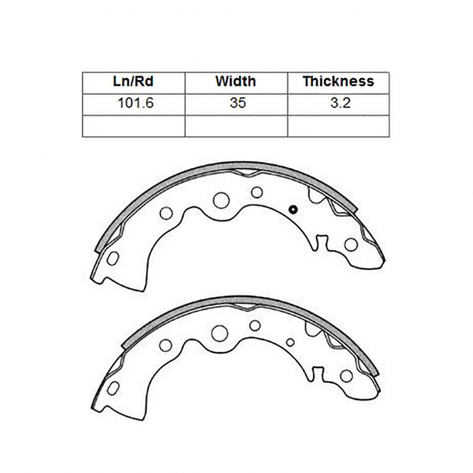 Колодки тормозные задние Kashiyama K1167 барабанные