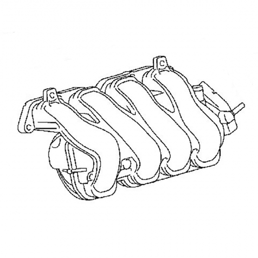 Коллектор впускной Toyota Corolla/ Runx/ Allex/ Sienta '04-'06/ Fielder '04-'12/ Axio/ Auris '06-'12/ Vitz '05-'18/ Premio/ Allion '07-'18/ Ist '07-'16 Belta '05-'12/ Rumion '07-'15/ Spacio '03-'07 (2NZ-FE, 1NZ-FE) Контрактный