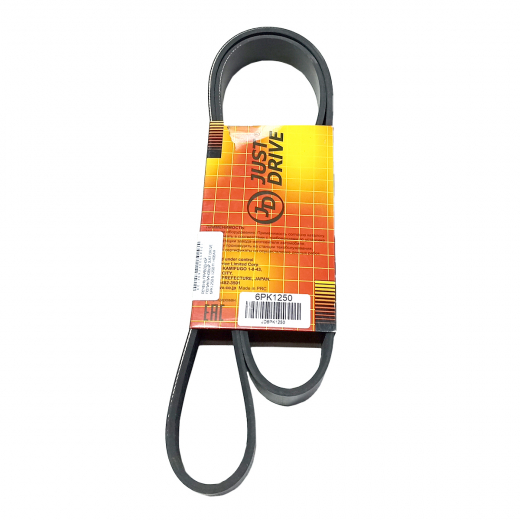 Ремень приводной поликлиновый (6x1250мм.) Just Drive 6PK1250