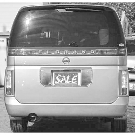 Дверь багажника Nissan Elgrand '02-'04 контрактная