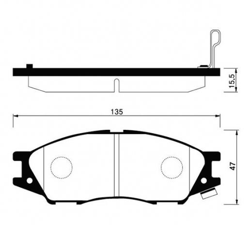 Колодки тормозные передние CTR CKN-70 , GK0785 дисковые