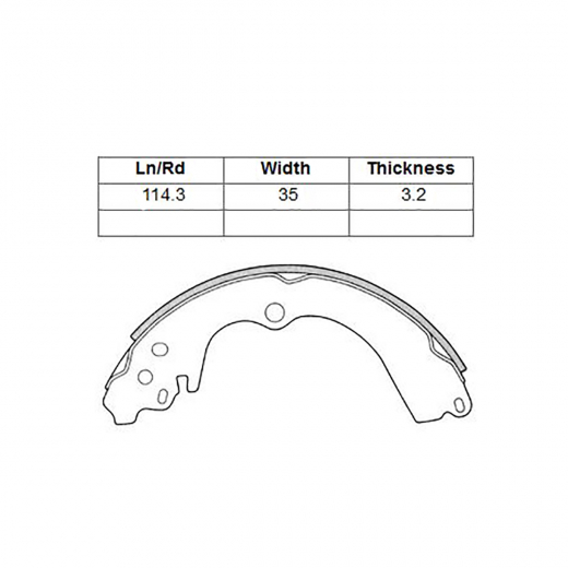 Колодки тормозные задние Just Drive JBS0035 барабанные