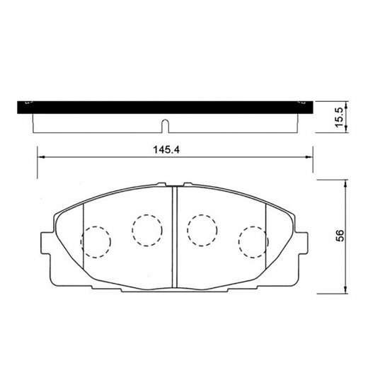 Колодки тормозные передние Just Drive JBP0239 дисковые