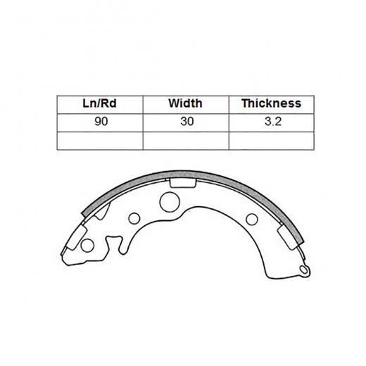 Колодки тормозные задние Kashiyama K5527 барабанные