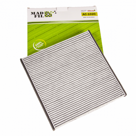 Фильтр салонный Geely/ Toyota/ Mazda/ Lexus/ Subaru AC-102C Madfil (угольный)