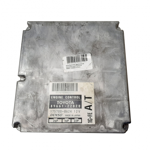Компьютер двигателя Toyota Mark II '96-'00/ Chaser/ Cresta '96-'01 (1G-FE) 2WD AT контрактный 89661-22820