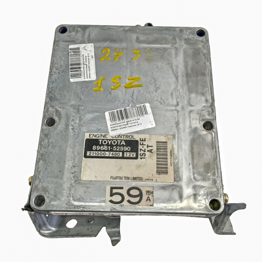 Компьютер двигателя Toyota Vitz '99-'00/ Platz '99-'00 (1SZ-FE) 2WD AT контрактный 89661-52590