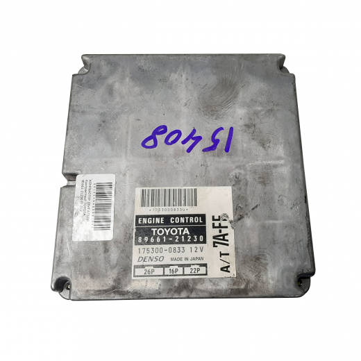 Компьютер двигателя Toyota Corona Premio '97-'01/ Caldina '97-'02/ Carina '98-'01 (7A-FE) 2WD AT контрактный 89661-21230