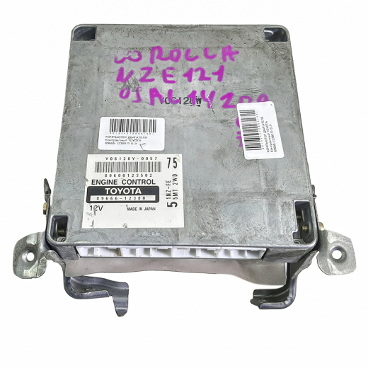 Компьютер двигателя Toyota Corolla/ Fielder '00-'06 (1NZ-FE) 2WD MT контрактный 89666-12380