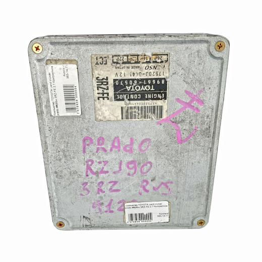 Компьютер двигателя Toyota Land Cruiser Prado '98-'00 (3RZ-FE) 4WD AT контрактный 89661-60570
