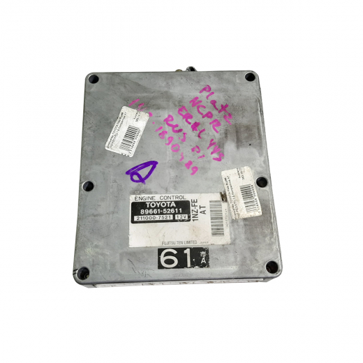 Компьютер двигателя Toyota Platz '00-'01 (1NZ-FE) 2WD AT контрактный 89661-52611
