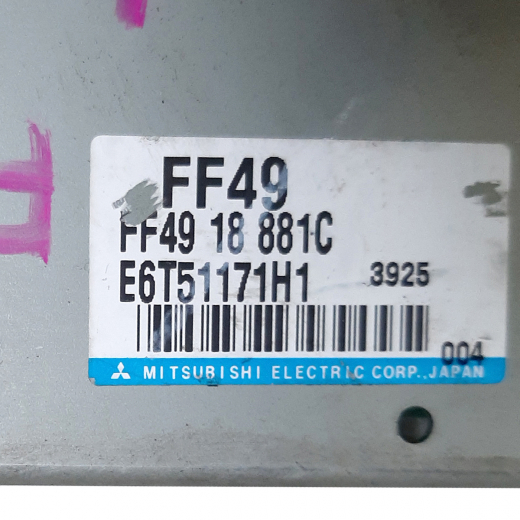 Компьютер двигателя Mazda Bongo Friendee '95-'05 (FE-E) 2WD AT контрактный FF4918881B