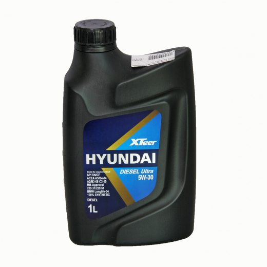 Масло моторное синтетическое 5W30 Корея SN/CF Diesel Ultra 1л.