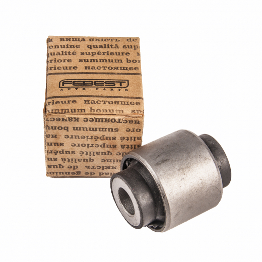 Сайлентблок заднего верхнего рычага поперечный, кривой Febest MZAB-037