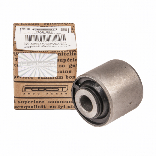 Сайлентблок переднего нижнего рычага поперечный прямой, под стойку Febest NAB-088