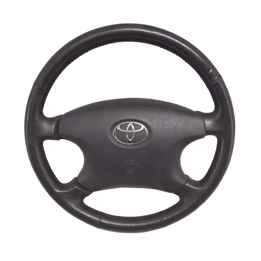 Руль Toyota Vista '96-'98/ Liteace Noah '96-'01/ Lite/ Townace Van '96-'08/ Corolla '96-'97/ Corolla '96-'00/ Corolla '96-'02/ Camry '96-'98/ Sprinter Carib '96-'02/ Ceres '96-'97/ Gaia '98-'02/ Ipsum '98-'01/ Levin '96-'00/ Townace Noah '96-'01/ Marino '96-'97/ Sprinter '96-'97/ Sprinter '96-'00/ Trueno '96-'00/ Picnic '96-'01 Airbag (4 луча) контрактный 05.1996 - 07.1998, 12.1996 - 05.1997, 05.1996 - 08.2000, 05.1996 - 07.2002, 12.1996 - 04.1997, 05.1998 - 08.2002, 04.1998 - 05.2001, 12.1996 - 08.2000