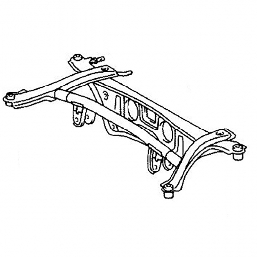 Балка подвески задняя Toyota Corolla '00-'06/ Axio '06-'12/ Fielder '00-'12/ Runx/ Allex '01-'06/ Spacio '01-'07/ Will Vs '01-'04/ Sienta '03-'15(4WD) контрактная