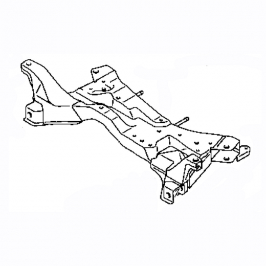 Балка подвески передняя Mitsubishi Airtrek '01-'04/ Lancer '03-'10/ Cedia '00-'03 / Dion '99-'06/ Dingo '98-'02 2WD контрактная