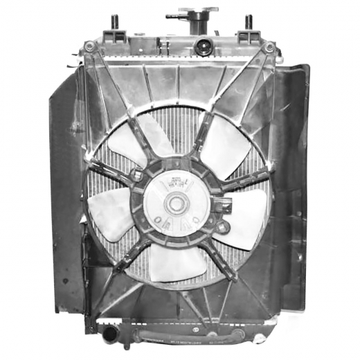 Радиатор охлаждения Toyota bB '05-'16 (K3-VE, 3SZ-VE) AT контрактный в сборе