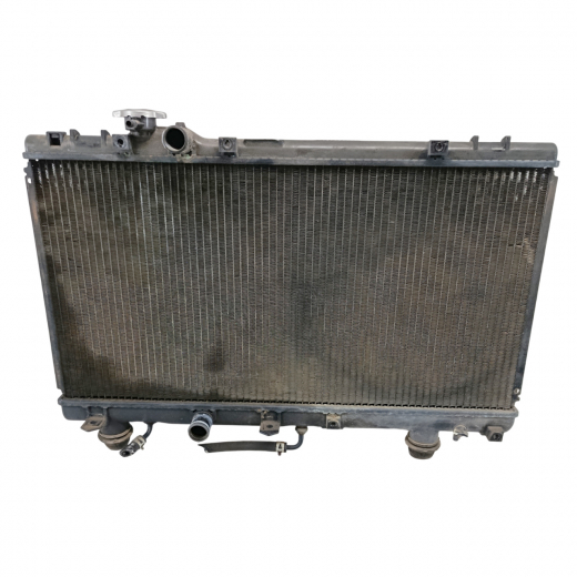 Радиатор охлаждения Toyota Tercel/ Cynos / Corolla II / Corsa '94-'99 / Raum '97-'03 (4E-FE, 5E-FE, 5E-FHE) AT без вентилятора контрактный