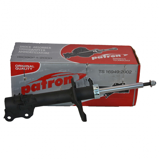 Стойка амортизатора Nissan Wingroad '99-'06/ AD '99-'08/ Sunny '98-'04/ Bluebird Sylphy '00-'06/ Almera '00-'12 передняя левая  Patron PSA333311