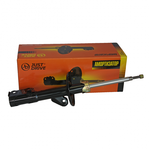 Стойка амортизатора Honda Jazz '04-'08/ Mobilio Spike '02-'08/ Fit Aria '06-'09/ Fit '03-'07 2WD передняя левая  Just Drive JAS0177 