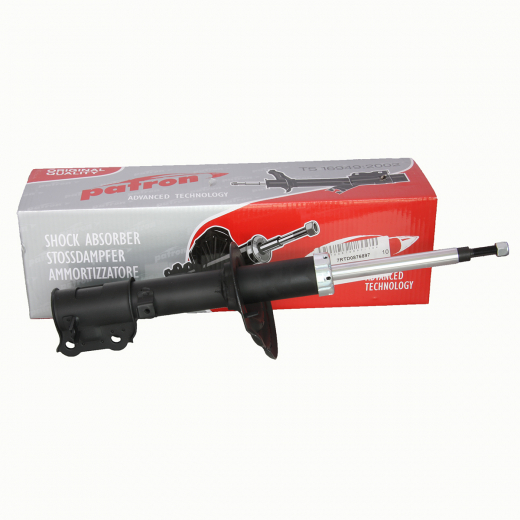 Стойка амортизатора Kia Rio '11-'17/ Hyundai Accent / Solaris '10-'17 передняя правая  Patron PSA546604