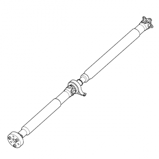 Карданный вал BMW 3 Series '98-'06 (M47N204D4, M50B20-206S2, M54B22-226S1, M47D20, M52B20-206S4) 2WD задний контрактный