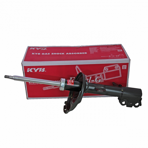 Стойка амортизатора Lexus RX '03-'08/ Toyota Kluger/ Highlander '03-'07/ Harrier '03-'12 передняя левая (Excel-G) KYB (Япония) 334400 