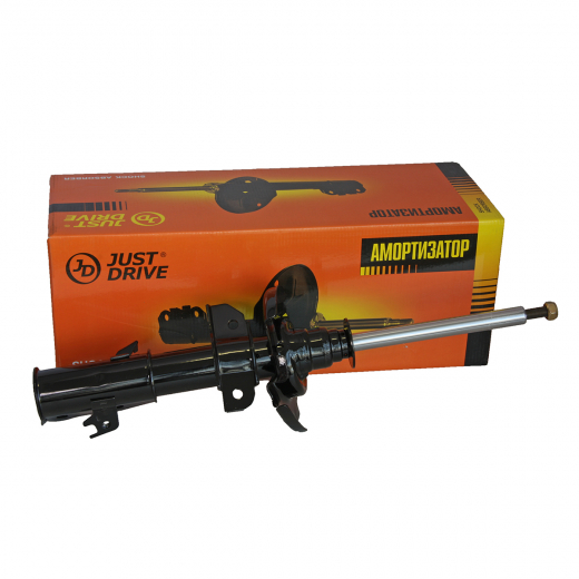 Стойка амортизатора Mazda Demio '07-'14 передняя левая  Just Drive JAS0235