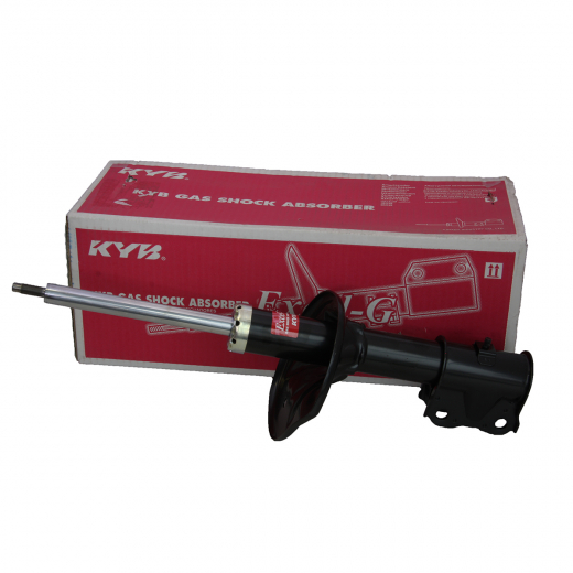Стойка амортизатора Mitsubishi Lancer '03-'10/ Cedia '00-'03/ Dingo '98-'02 передняя (Excel-G) KYB (Япония) 334369 TOURING, RALLIART, широкая пружина