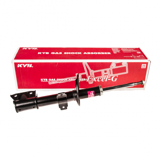 Стойка амортизатора Nissan Terrano '14-'25/ Terrano '14-'16/ Renault Duster '10-'21 передняя  KYB (Япония) 338737